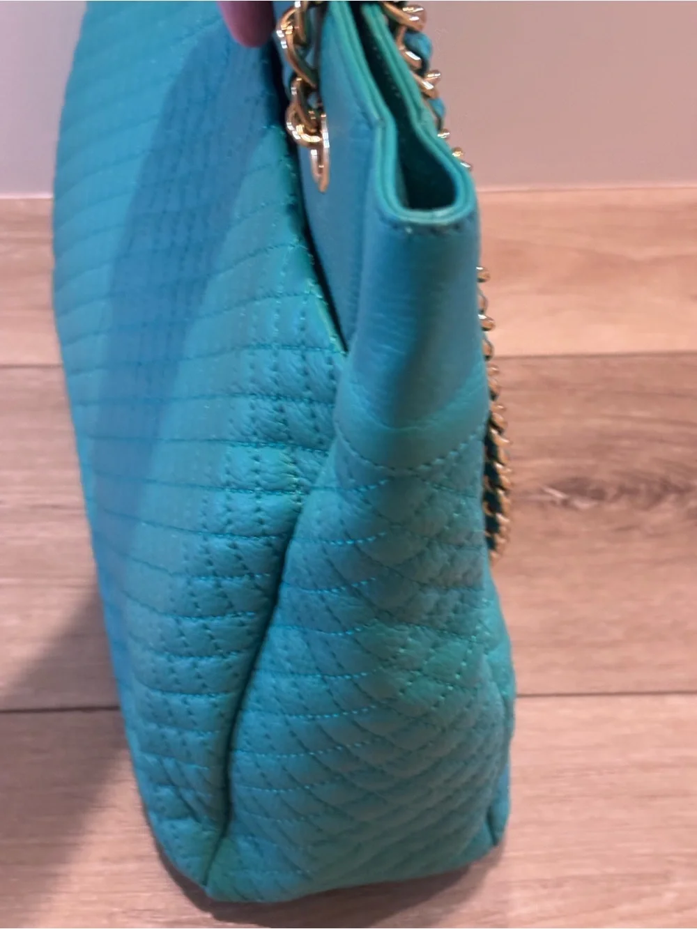 NWT Bodhi Turquoise Leather Bag
